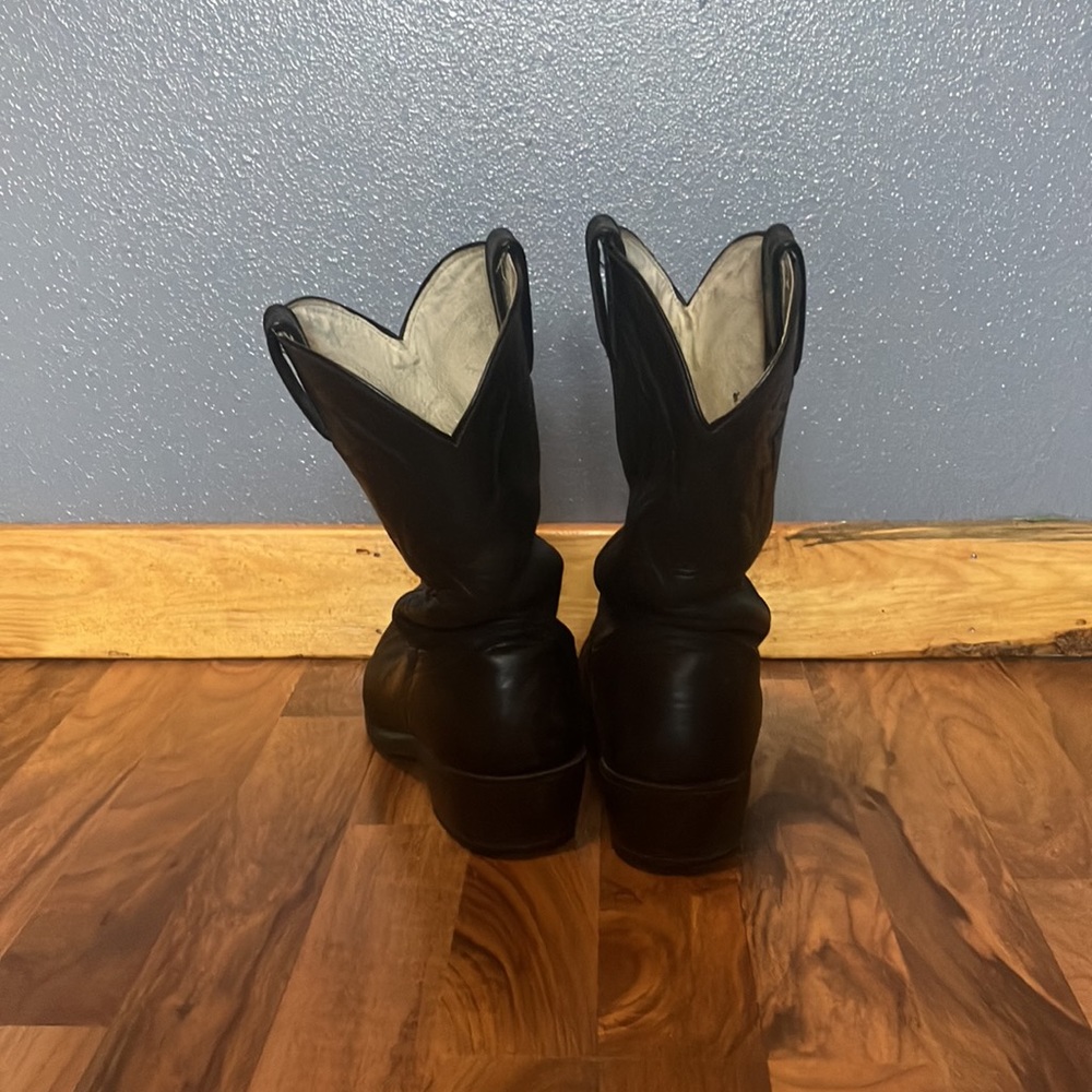 Men’s Black Durango Dressy Cowboy Boots, Size 11 - Picture 5 of 8